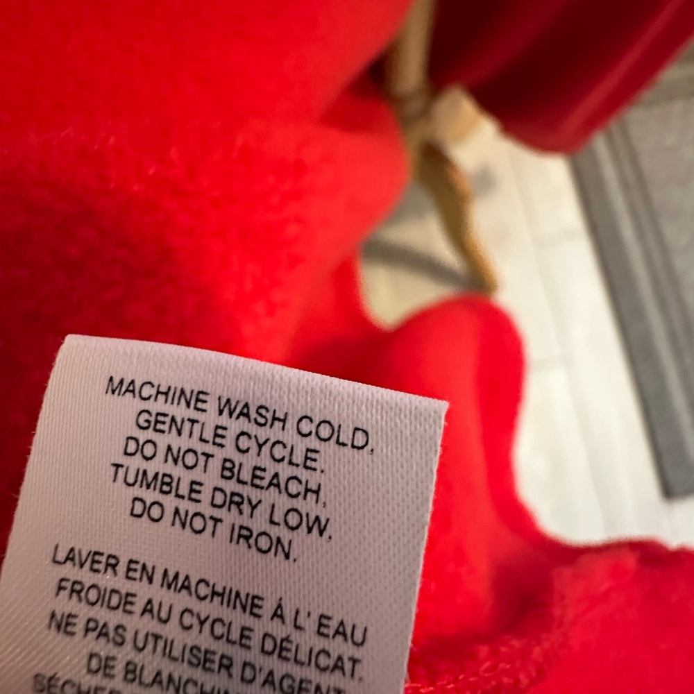 Indigo Vibrant Red Fleece Robe - Picture 7 of 9